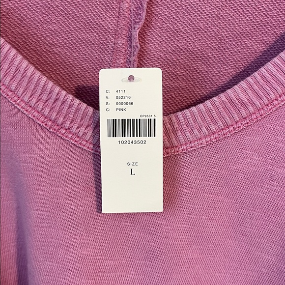 Anthropologie Pilcro Pink Oversized Sweatshirt - Picture 7 of 13